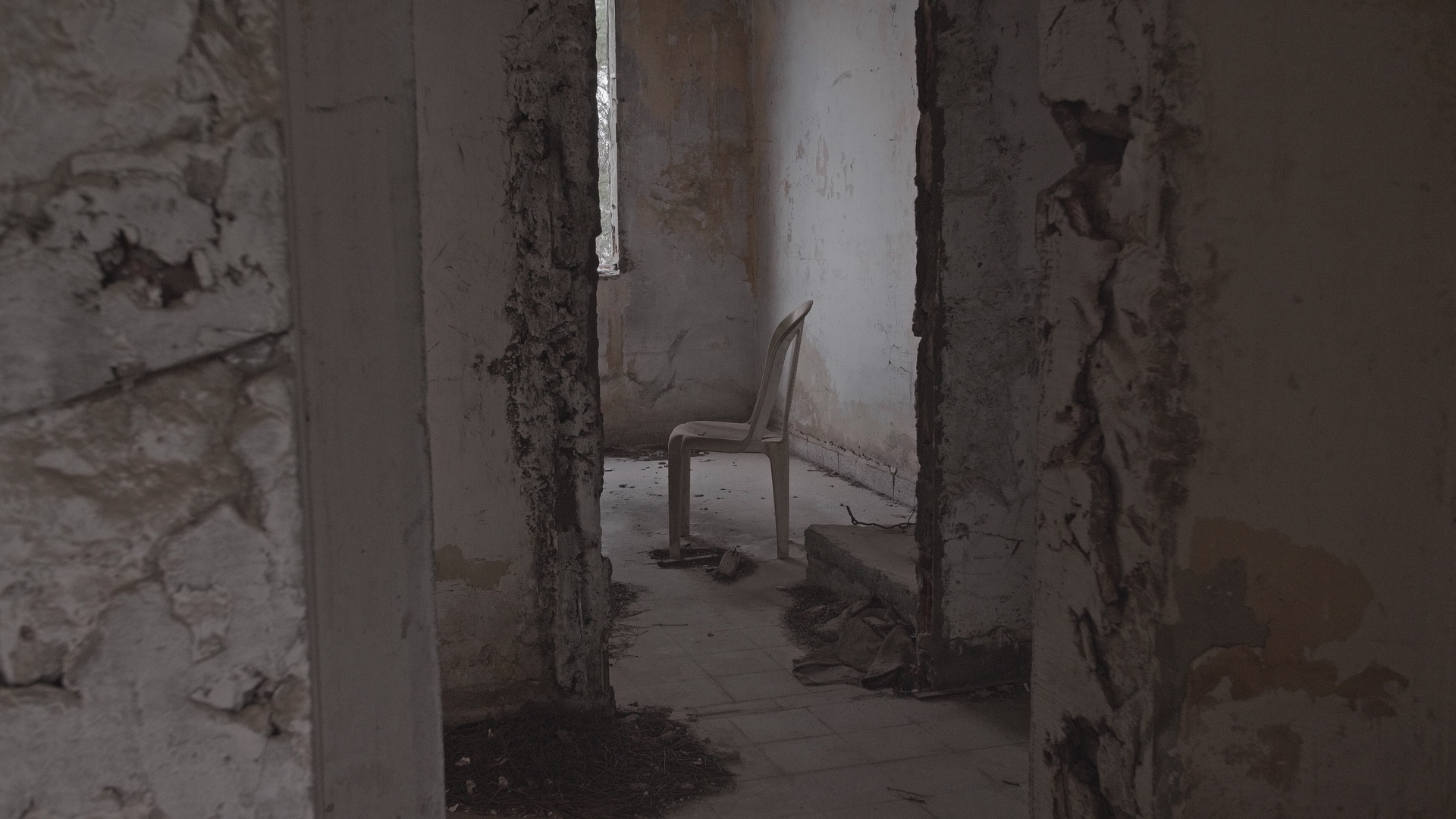 An abandoned building that used to house a former detention centre in Lebanon