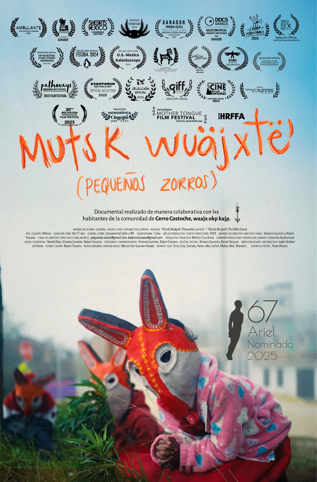 Mutsk Wuäjxtë’ (Pequeños zorros) -  Documentary Short Film
